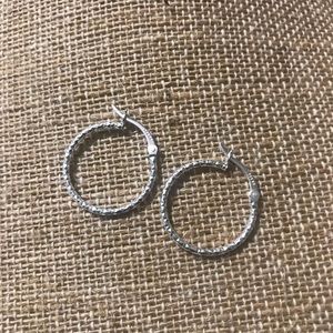 NEW! Sterling Silver Hoop Earrings